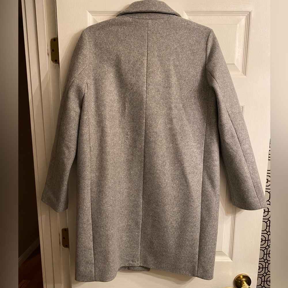 GAP Gray Pea Coat for Women - Picture 2 of 13